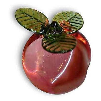 JJ55146 - ADORNO DE VIDRIO EN FORMA DE MANZANA (120/1)