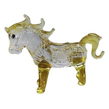 JJ55133 - FIGURILLA DE CABALLO DE CRISTAL (144/1)