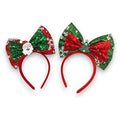 GY34409 - DIADEMAS NAVIDEÑAS CON MOÑO (720/1)