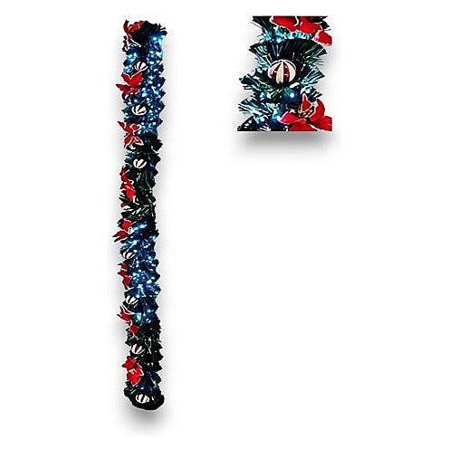 GY34397 - GUIRNALDA CON LUCES Y DECORACIONES (8/1)