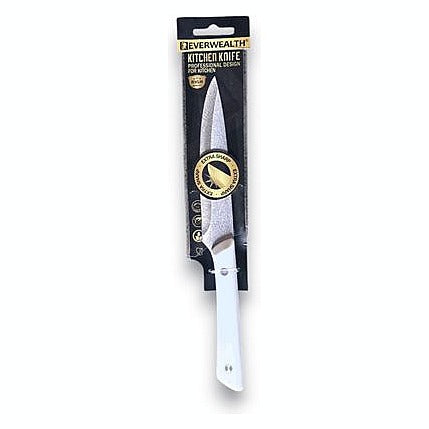 A-K38 - CUCHILLO DE COCINA CON MANGO BLANCO (288/1)