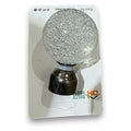 JJ54394 - PERILLA DE PUERTA CRISTAL CON BURBUJAS (100/1)