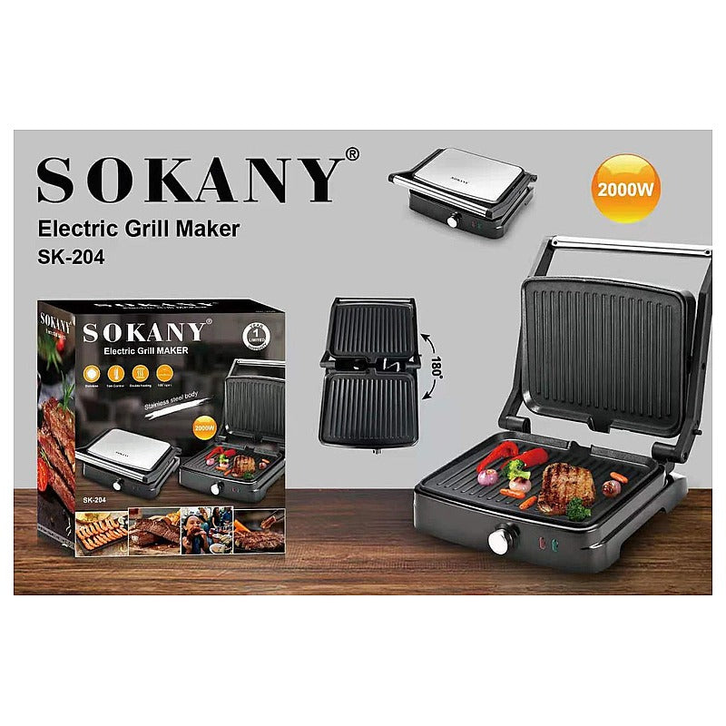 SK-204 - PARRILLA ELÉCTRICA 2000W (4/1)