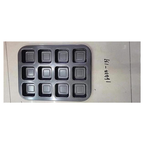 16434- 137 - CHAROLA PARA HORNEAR MUFFINS CUADRADOS (60/1)