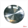HC026 - PLATO DE ACERO INOXIDABLE 26 CM (100/1)