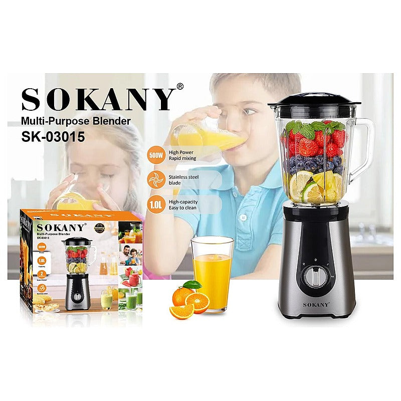 SK-03015 - LICUADORA MULTIFUNCIÓN 1L 500W (8/1)