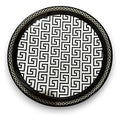 NH-CT-27 - PLATO DECORATIVO BLANCO Y NEGRO (40/1)