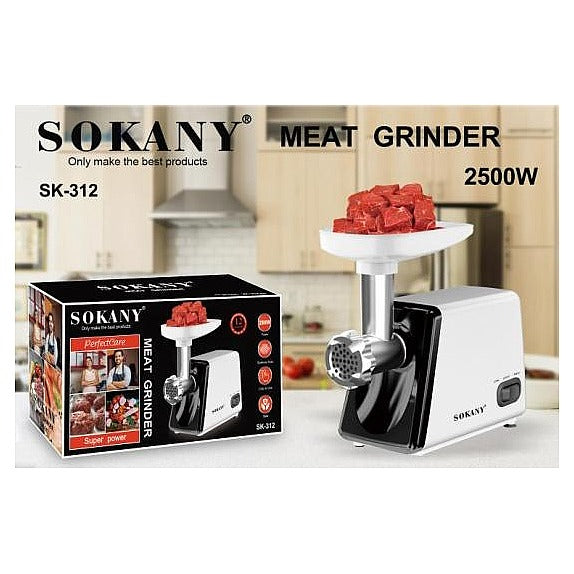 SK-312 - PICADORA DE CARNE ELÉCTRICA SOKANY (6/1)