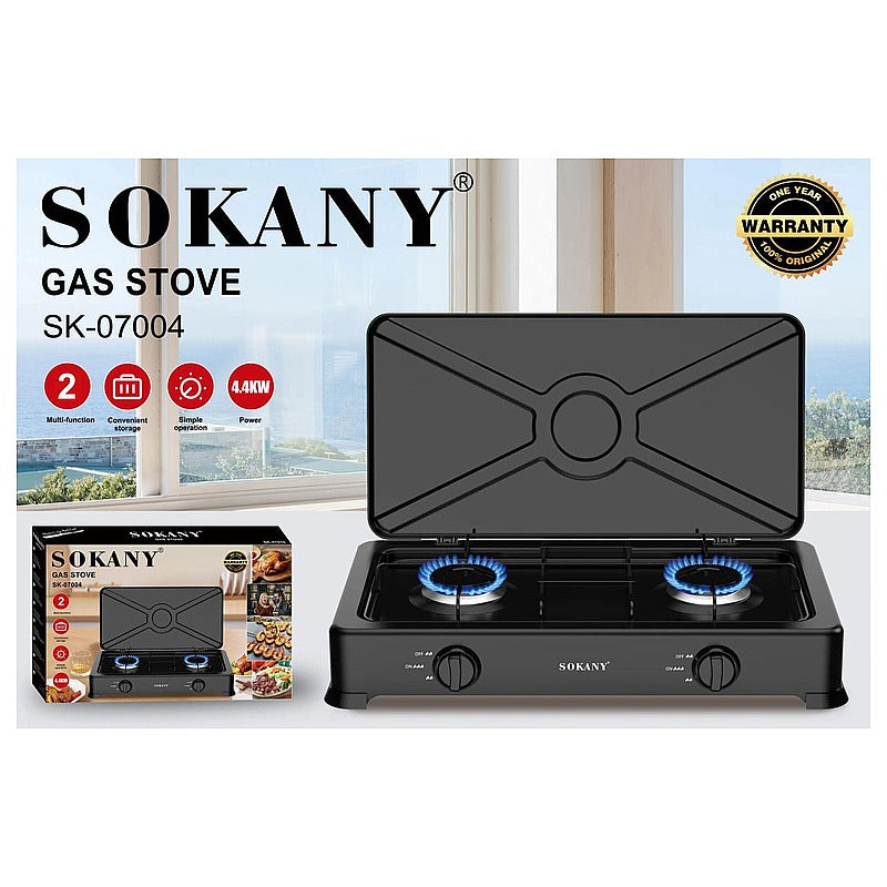 SK- 07004 - ESTUFA DE GAS DE 2 QUEMADORES (4/1)