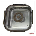 KT-ST27 - CONTENEDOR HERMÉTICO DE ACERO INOXIDABLE 3000ML (50/1)
