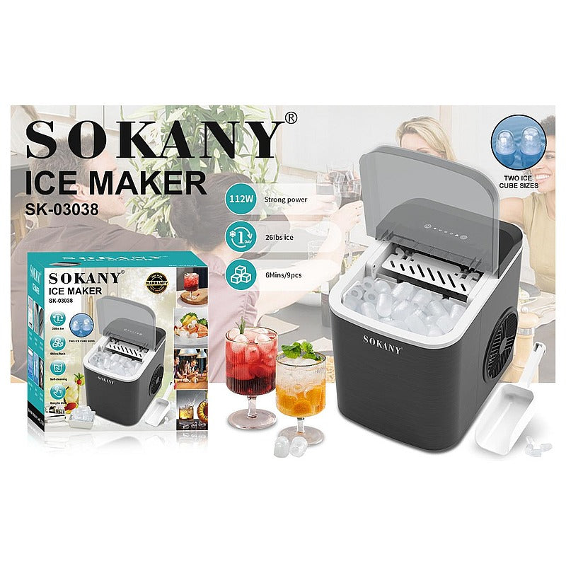 SK-03038 - MÁQUINA PARA HACER HIELO SOKANY (1/1)