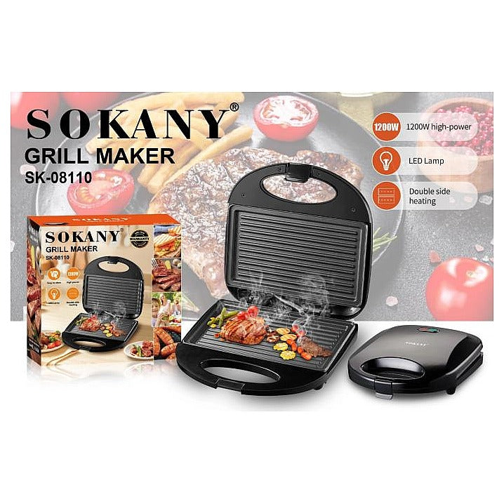 SK-08110 - PARRILLA ELÉCTRICA ANTIADHERENTE (10/1)