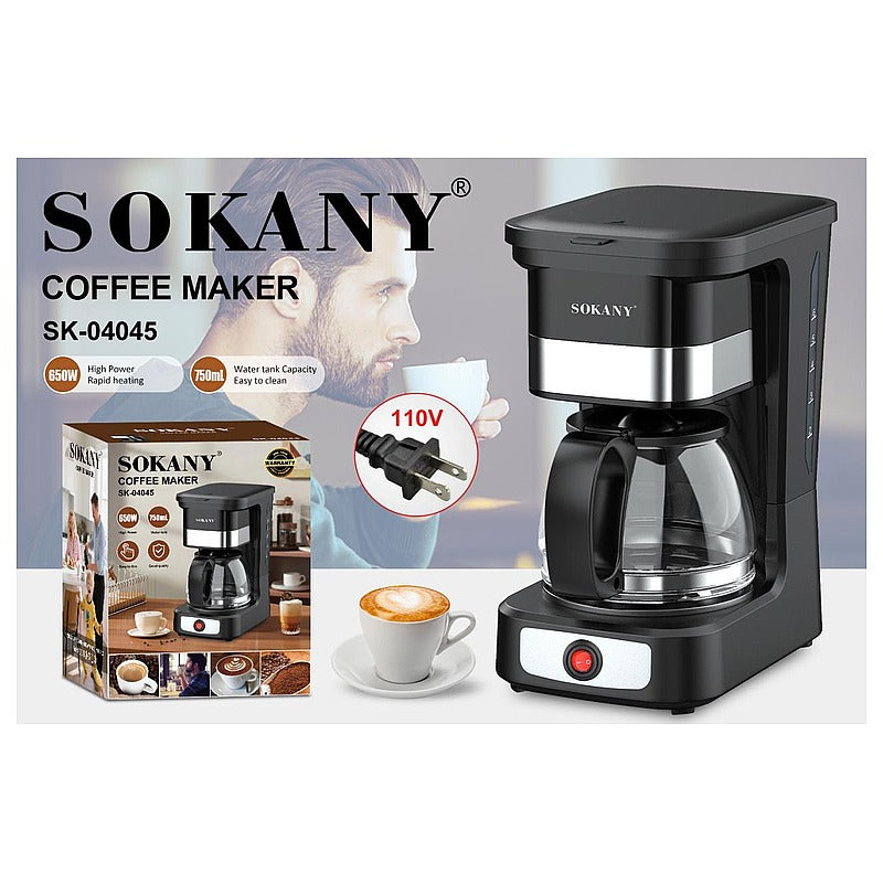 SK-04045 - CAFETERA ELÉCTRICA 650W 750ML 110V (6/1)