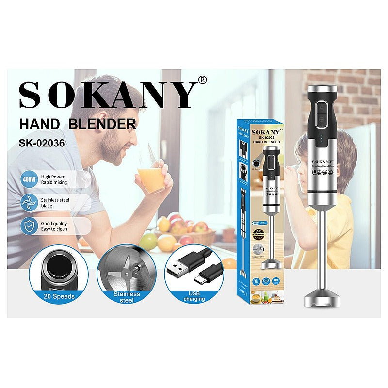 SK-02036 - BATIDORA DE MANO ELÉCTRICA 400W (24/1)