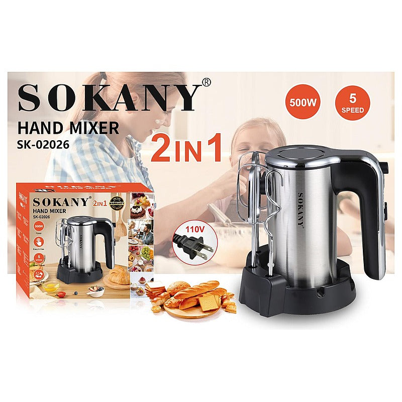 SK-02026 - BATIDORA DE MANO 2 EN 1 (20/1)