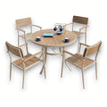 HF-MTC6 - CONJUNTO MESA Y SILLAS 105 MESA REDONDA + SILLA (1/1)