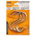 HGM078 - GANCHOS EN FORMA DE S DE ACERO INOXIDABLE (288/1)