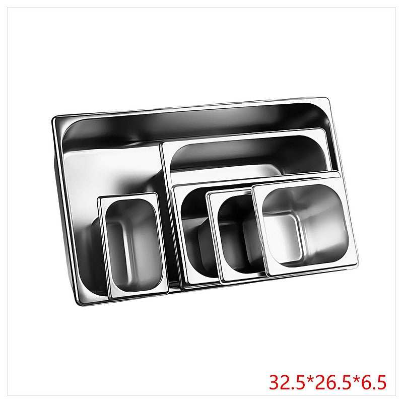 KT-SK80 - SET DE BANDEJAS DE ACERO INOXIDABLE (80/1)
