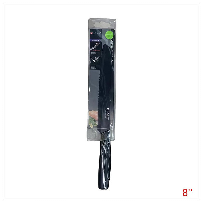 A-K50 - CUCHILLO DE COCINA 8" NEGRO (144/1)