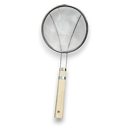KT-T-YG10 - COLADOR METÁLICO CON MANGO DE MADERA (120/1)