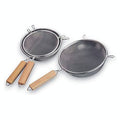 KT-T-YG13 - COLADORES DE MALLA CON MANGO DE MADERA (240/1)