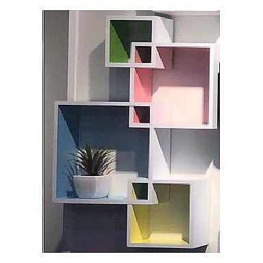 HG-XZY46 - ESTANTE DE PARED MULTICOLOR (6/1)