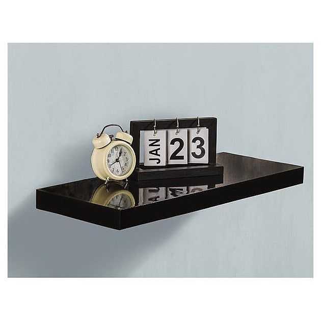 HG-XZY64 - ESTANTE FLOTANTE DE MADERA NEGRO (9/1)