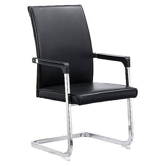 HF-YC024 - SILLA DE OFICINA CON BASE CROMADA (5/1)