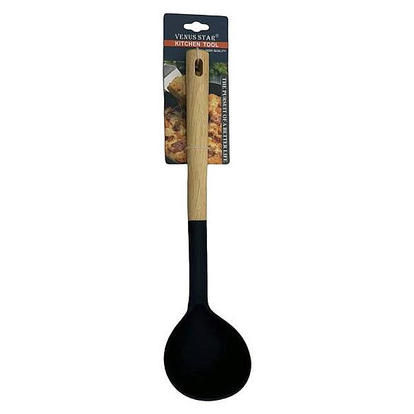 HMD-K1 - CUCHARA DE COCINA CON MANGO DE MADERA (240/1)