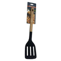HMD-K7 - ESPÁTULA DE SILICONA CON MANGO DE MADERA (240/1)