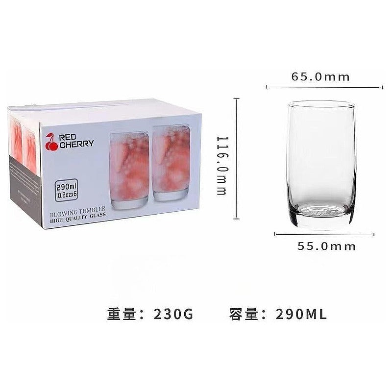 HG- KRG114 - VASO DE VIDRIO 290 ML (72/1)