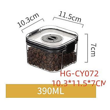 HG-CY072 - ENVASE HERMÉTICO DE PLÁSTICO 390ML (72/1)