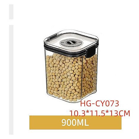 HG -CY073 - CONTENEDOR HERMÉTICO DE PLÁSTICO 900ML (60/1)