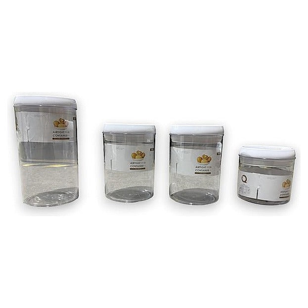 HG-CY086 - SET DE RECIPIENTES PLÁSTICOS TRANSPARENTES (8/1)
