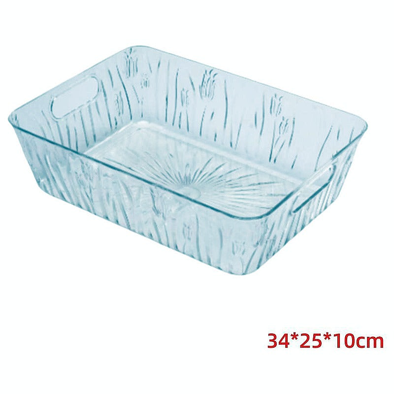 HG -CY128 - BANDEJA DE PLÁSTICO CON ASAS 34*25*10 CM (36/1)