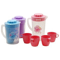 HG- CY155 - JARRAS CON VASOS DE PLÁSTICO DECORADOS (60/1)