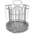 KK-DR22 - ESCURRIDOR DE VASOS METÁLICO REDONDO (12/1)