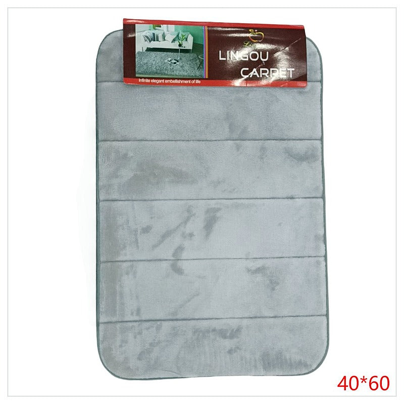 HG- LM050 - ALFOMBRA RECTANGULAR GRIS 40*60 CM (60/1)