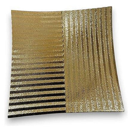 H-HBP05 - BANDEJA DECORATIVA DORADA CUADRADA (50/1)