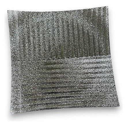 H-HBP06 - PLATO DECORATIVO CUADRADO PLATEADO (50/1)