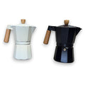 K-SLD04 - GRECA CAFETERA MOKA DE ALUMINIO CON MANGO DE MADERA (36/1)