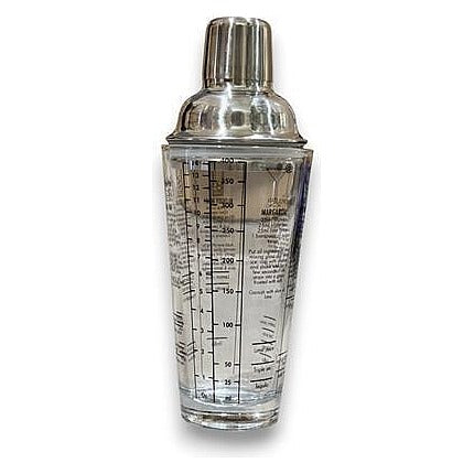 K-SLD11 - COCTELERA DE ACERO INOXIDABLE Y VIDRIO (40/1)