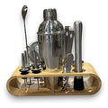 K-SLD12 - SET DE COCTELERÍA EN ACERO INOXIDABLE (10/1)
