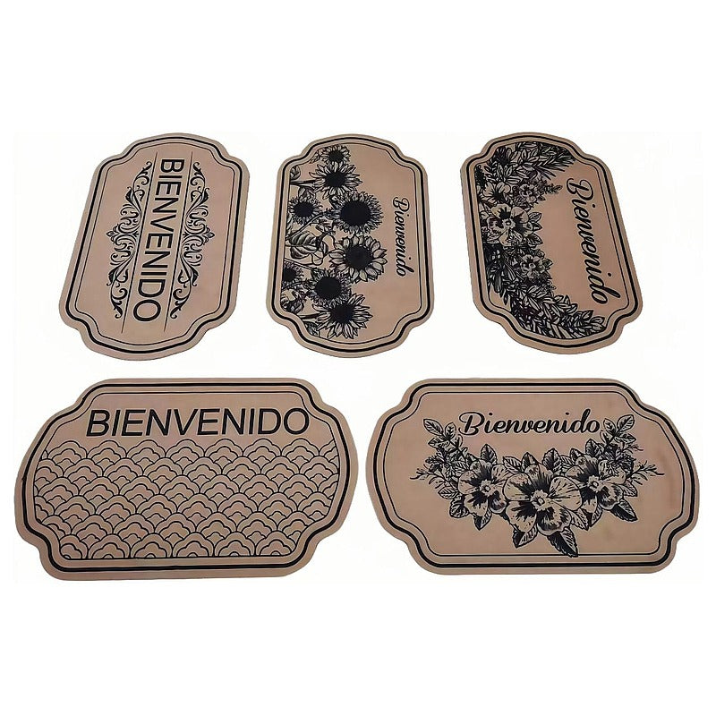 HG- MHM05 - FELPUDOS DE BIENVENIDA ESTAMPADOS (60/1)