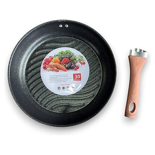 16434- 386 - SARTÉN ANTIADHERENTE 30 CM CON MANGO DESMONTABLE (30/1)