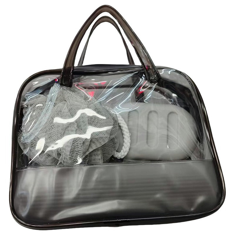 HG-JFN31 - SET DE BAÑO CON BOLSA TRANSPARENTE (80/1)