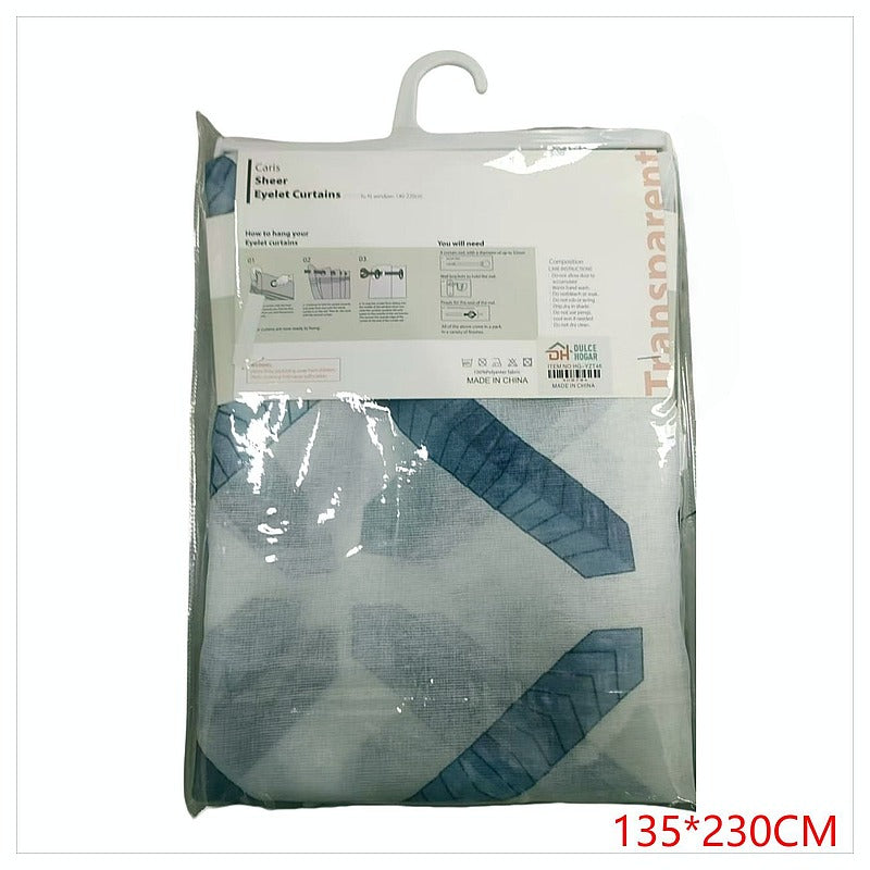 HG-YZT46 - CORTINA TRANSPARENTE CON OJALES 135*230CM (36/1)
