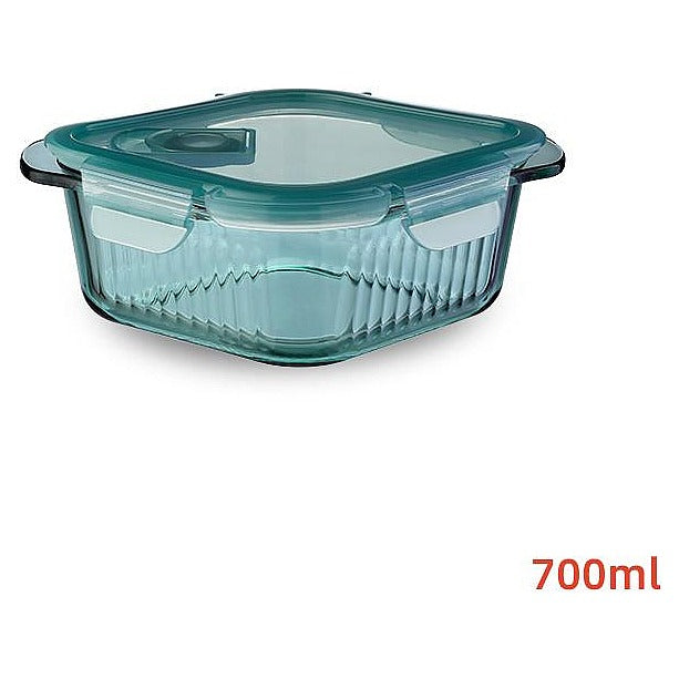 HG- KRG200 - CONTENEDOR DE VIDRIO CON TAPA 700 ML (24/1)