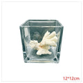 HG-FBN20 - FLORERO DE VIDRIO CUADRADO 12*12 CM (24/1)