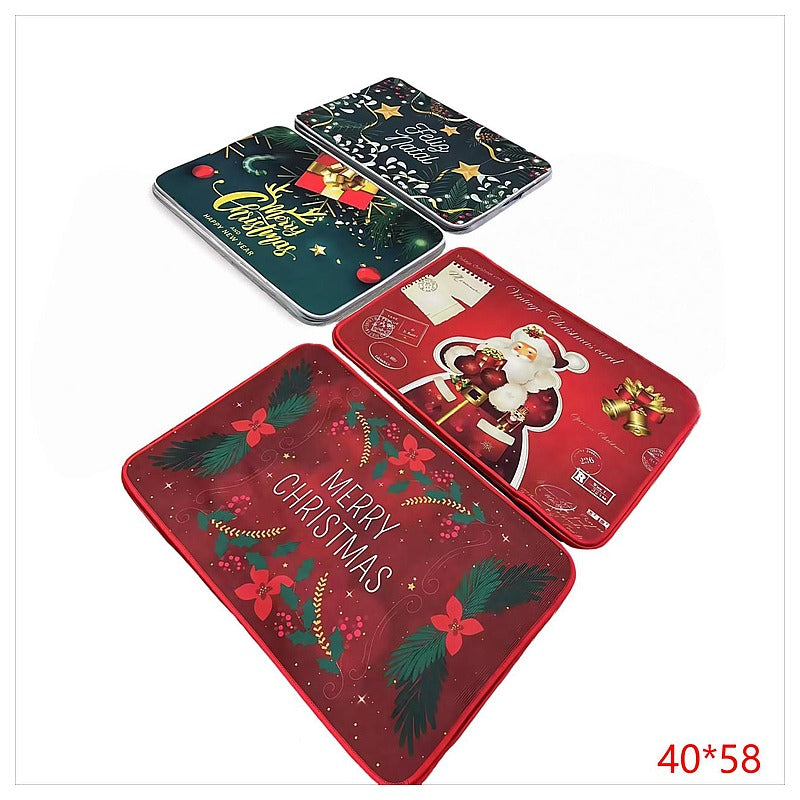 HG- MHM18 - TAPETE NAVIDEÑO DECORATIVO 40*58 CM (100/1)